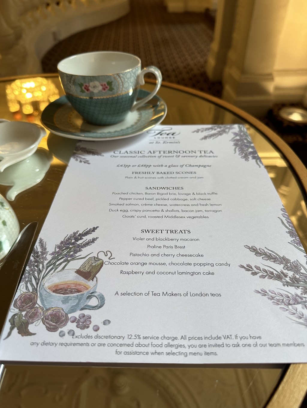 Afternoon Tea at St. Ermin’s&nbsp;Hotel